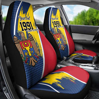 Personalized Moldova Independence Day 1991 Car Seat Cover One People One Nation - Wonder Print Shop