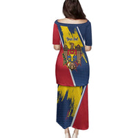 Personalized Moldova Independence Day 1991 Family Matching Puletasi and Hawaiian Shirt One People One Nation - Wonder Print Shop