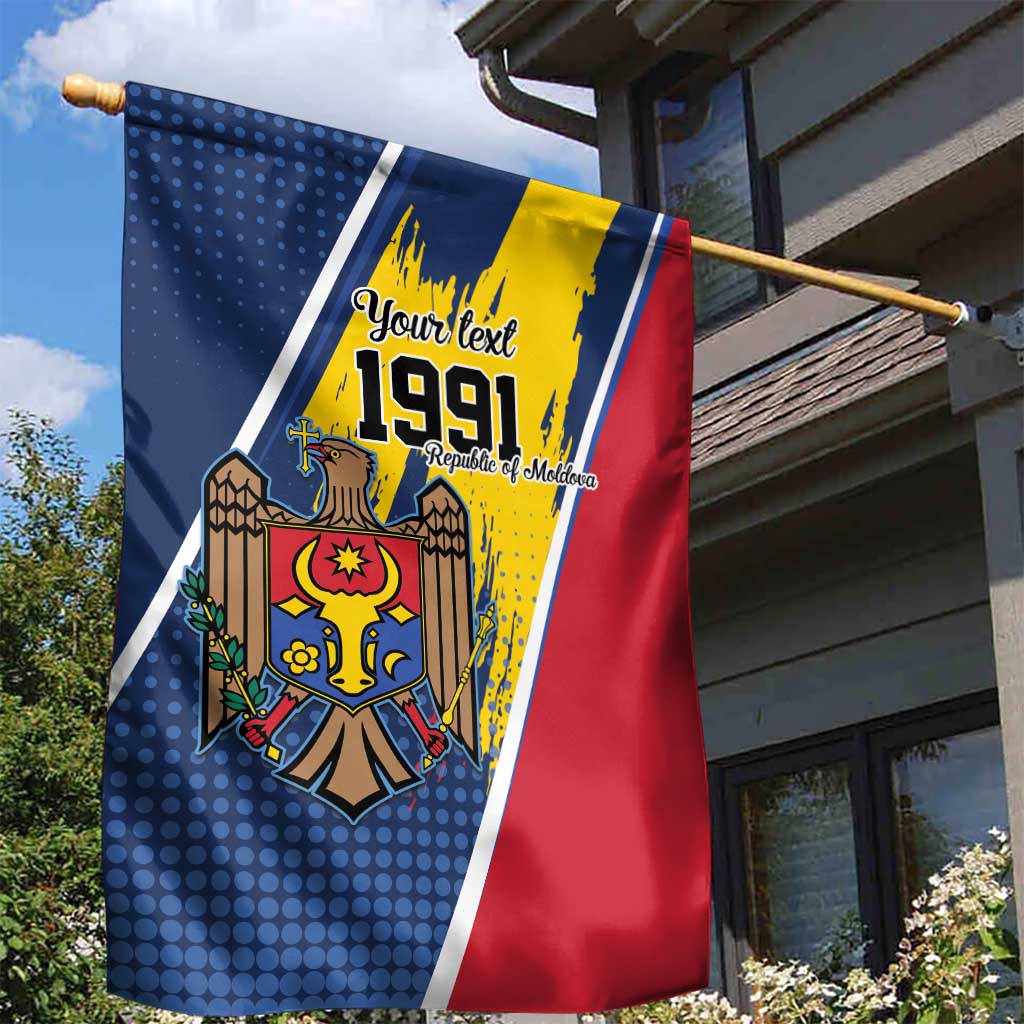 Personalized Moldova Independence Day 1991 Garden Flag One People One Nation - Wonder Print Shop