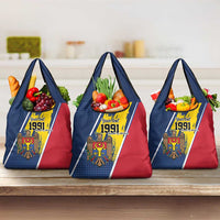 Personalized Moldova Independence Day 1991 Grocery Bag One People One Nation - Wonder Print Shop