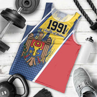 Personalized Moldova Independence Day 1991 Men Tank Top One People One Nation - Wonder Print Shop