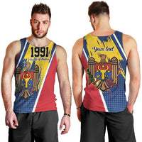 Personalized Moldova Independence Day 1991 Men Tank Top One People One Nation - Wonder Print Shop