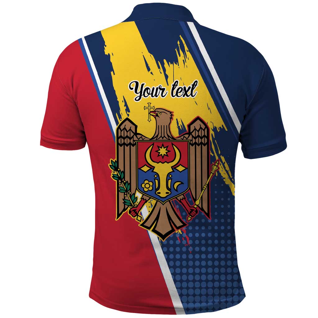 Personalized Moldova Independence Day 1991 Polo Shirt One People One Nation - Wonder Print Shop