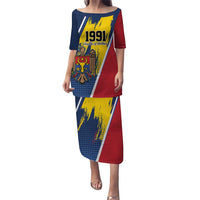 Personalized Moldova Independence Day 1991 Puletasi One People One Nation - Wonder Print Shop