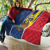 Personalized Moldova Independence Day 1991 Quilt One People One Nation - Wonder Print Shop