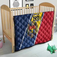 Personalized Moldova Independence Day 1991 Quilt One People One Nation - Wonder Print Shop