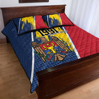 Personalized Moldova Independence Day 1991 Quilt Bed Set One People One Nation - Wonder Print Shop