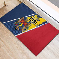 Personalized Moldova Independence Day 1991 Rubber Doormat One People One Nation - Wonder Print Shop
