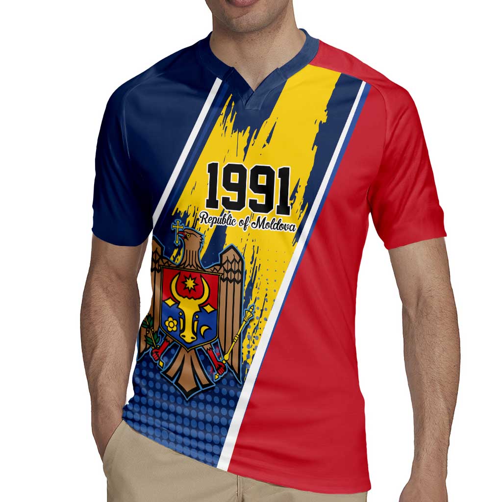 Personalized Moldova Independence Day 1991 Rugby Jersey One People One Nation - Wonder Print Shop