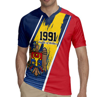 Personalized Moldova Independence Day 1991 Rugby Jersey One People One Nation - Wonder Print Shop