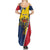 Personalized Moldova Independence Day 1991 Summer Maxi Dress One People One Nation - Wonder Print Shop