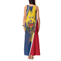 Personalized Moldova Independence Day 1991 Tank Maxi Dress One People One Nation - Wonder Print Shop
