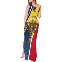 Personalized Moldova Independence Day 1991 Tank Maxi Dress One People One Nation - Wonder Print Shop