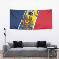 Personalized Moldova Independence Day 1991 Tapestry One People One Nation - Wonder Print Shop