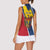 Personalized Moldova Independence Day 1991 Women Sleeveless Polo Shirt One People One Nation - Wonder Print Shop
