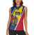 Personalized Moldova Independence Day 1991 Women Sleeveless Polo Shirt One People One Nation - Wonder Print Shop