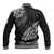 Fiji Rugby Baseball Jacket Kaiviti Fijian Tribal World Cup Black LT9 - Wonder Print Shop