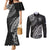 fiji-rugby-couples-matching-mermaid-dress-and-long-sleeve-button-shirt-kaiviti-fijian-tribal-world-cup-black