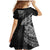 Fiji Rugby Family Matching Mermaid Dress and Hawaiian Shirt Kaiviti Fijian Tribal World Cup Black LT9 - Wonder Print Shop