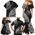 Fiji Rugby Family Matching Mermaid Dress and Hawaiian Shirt Kaiviti Fijian Tribal World Cup Black LT9 - Wonder Print Shop