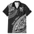 Fiji Rugby Family Matching Mermaid Dress and Hawaiian Shirt Kaiviti Fijian Tribal World Cup Black LT9 - Wonder Print Shop