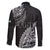 Fiji Rugby Family Matching Mermaid Dress and Hawaiian Shirt Kaiviti Fijian Tribal World Cup Black LT9 - Wonder Print Shop