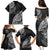 Fiji Rugby Family Matching Puletasi Dress and Hawaiian Shirt Kaiviti Fijian Tribal World Cup Black - Wonder Print Shop
