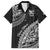 Fiji Rugby Family Matching Summer Maxi Dress and Hawaiian Shirt Kaiviti Fijian Tribal World Cup Black - Wonder Print Shop