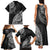 Fiji Rugby Family Matching Tank Maxi Dress and Hawaiian Shirt Kaiviti Fijian Tribal World Cup Black - Wonder Print Shop