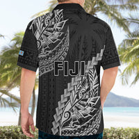 Fiji Rugby Hawaiian Shirt Kaiviti Fijian Tribal World Cup Black - Wonder Print Shop
