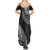 Fiji Rugby Summer Maxi Dress Kaiviti Fijian Tribal World Cup Black - Wonder Print Shop