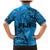 Fiji Rugby Family Matching Mermaid Dress and Hawaiian Shirt Kaiviti Fijian Tribal World Cup Blue No1 LT9 - Wonder Print Shop
