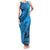 Fiji Rugby Family Matching Tank Maxi Dress and Hawaiian Shirt Kaiviti Fijian Tribal World Cup Blue No1 - Wonder Print Shop
