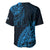 Fiji Rugby Baseball Jersey Kaiviti Fijian Tribal World Cup Blue No2 LT9 - Wonder Print Shop