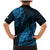 Fiji Rugby Family Matching Mermaid Dress and Hawaiian Shirt Kaiviti Fijian Tribal World Cup Blue No2 LT9 - Wonder Print Shop