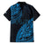 Fiji Rugby Family Matching Short Sleeve Bodycon Dress and Hawaiian Shirt Kaiviti Fijian Tribal World Cup Blue No2 - Wonder Print Shop