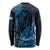 Fiji Rugby Long Sleeve Shirt Kaiviti Fijian Tribal World Cup Blue No2 - Wonder Print Shop