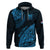 Custom Fiji Rugby Hoodie Kaiviti Fijian Tribal World Cup Blue No2 - Wonder Print Shop