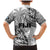 Fiji Rugby Family Matching Mermaid Dress and Hawaiian Shirt Kaiviti Fijian Tribal World Cup White LT9 - Wonder Print Shop