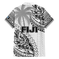Fiji Rugby Hawaiian Shirt Kaiviti Fijian Tribal World Cup White - Wonder Print Shop
