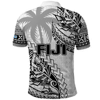 Fiji Rugby Polo Shirt Kaiviti Fijian Tribal World Cup White - Wonder Print Shop