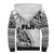 Fiji Rugby Sherpa Hoodie Kaiviti Fijian Tribal World Cup White - Wonder Print Shop
