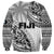 Fiji Rugby Sweatshirt Kaiviti Fijian Tribal World Cup White - Wonder Print Shop