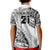 Custom Fiji Rugby Kid Polo Shirt Kaiviti Fijian Tribal World Cup White - Wonder Print Shop