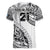 Custom Fiji Rugby Women V Neck T Shirt Kaiviti Fijian Tribal World Cup White - Wonder Print Shop