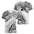 Custom Fiji Rugby Women V Neck T Shirt Kaiviti Fijian Tribal World Cup White - Wonder Print Shop