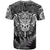 Personalised New Zealand Rugby T Shirt Silver Fern All Black Mix Ta Moko White Style - Wonder Print Shop
