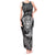 Personalised New Zealand Rugby Tank Maxi Dress Silver Fern All Black Mix Ta Moko White Style - Wonder Print Shop