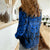 New Zealand Rugby Women Casual Shirt Silver Fern All Black Mix Ta Moko Blue Style - Wonder Print Shop