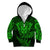 New Zealand Rugby Kid Hoodie Silver Fern All Black Mix Ta Moko Green Style - Wonder Print Shop